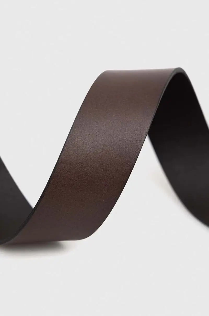 cintura in pelle uomo Marrone miniatura 2