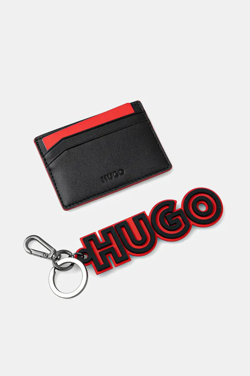 HUGO Portachiavi Nero 3151901 miniatura 2