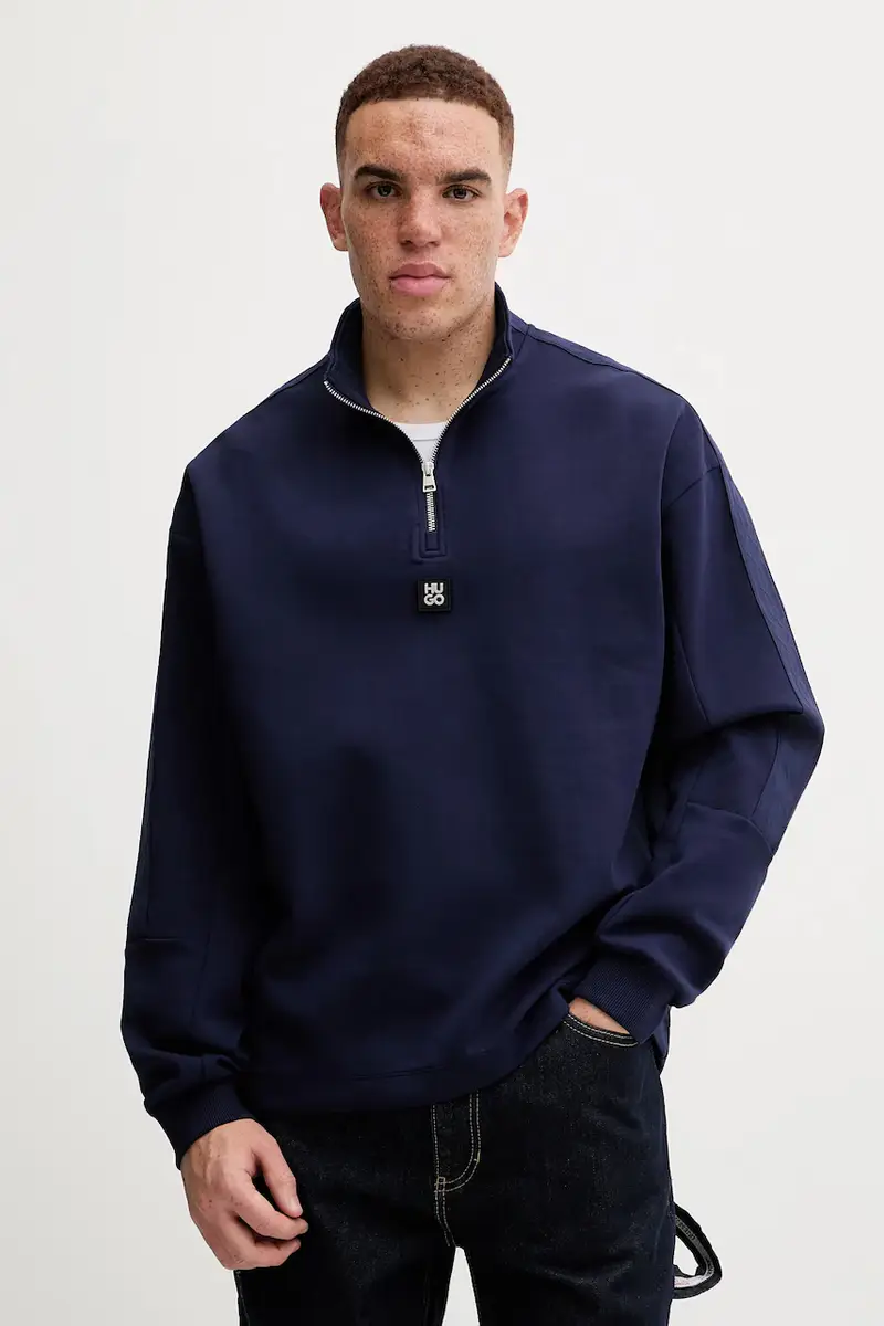 felpa Danovotop uomo colore blu navy 50546402