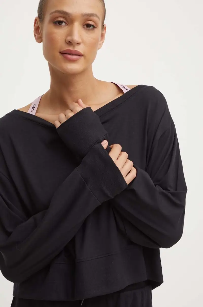 felpa donna colore nero 50518157 miniatura 4