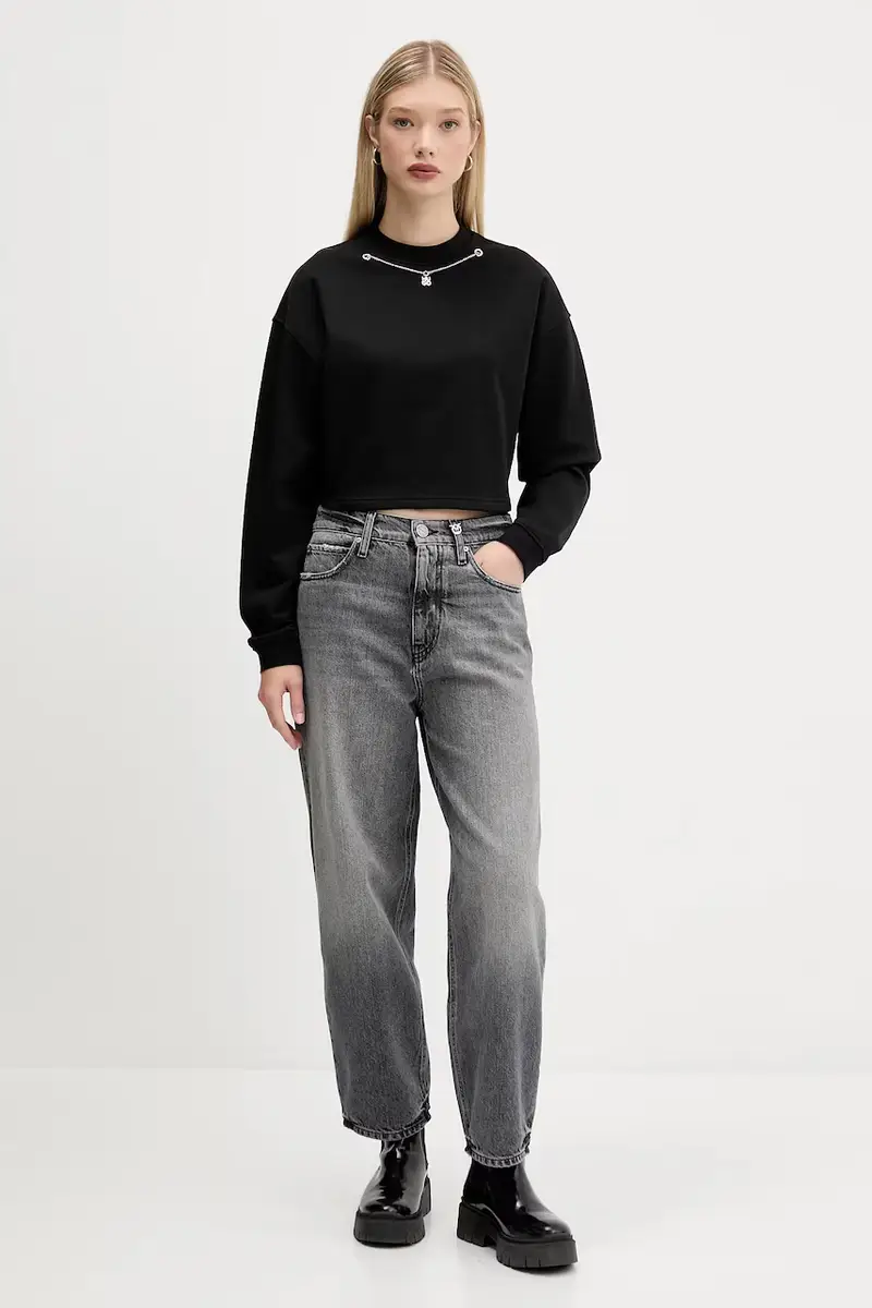 felpa donna colore nero 50550153 miniatura 2