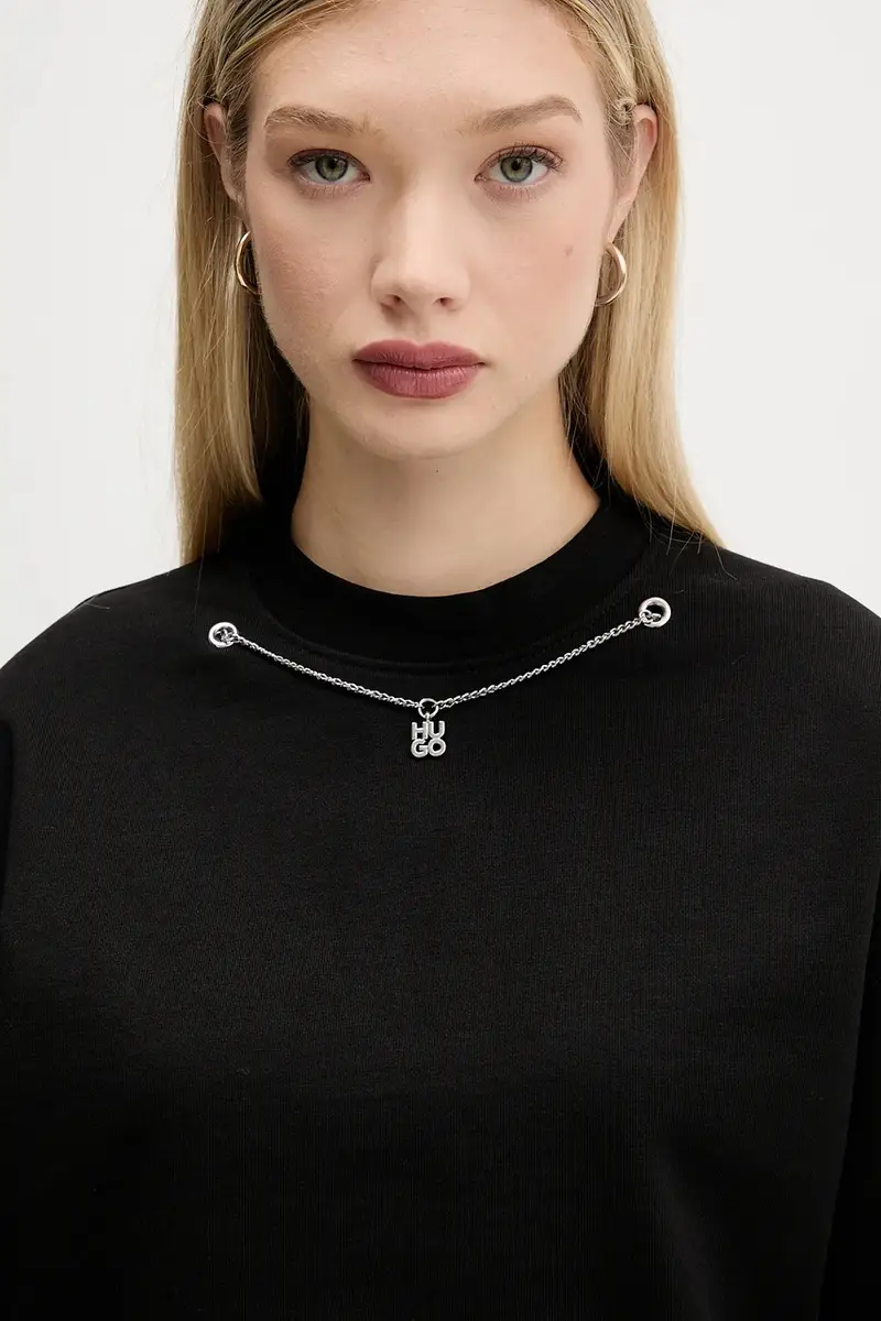 felpa donna colore nero 50550153 miniatura 4