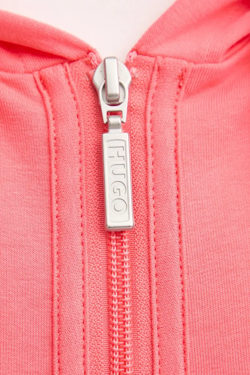 felpa donna colore rosa con cappuccio miniatura 5