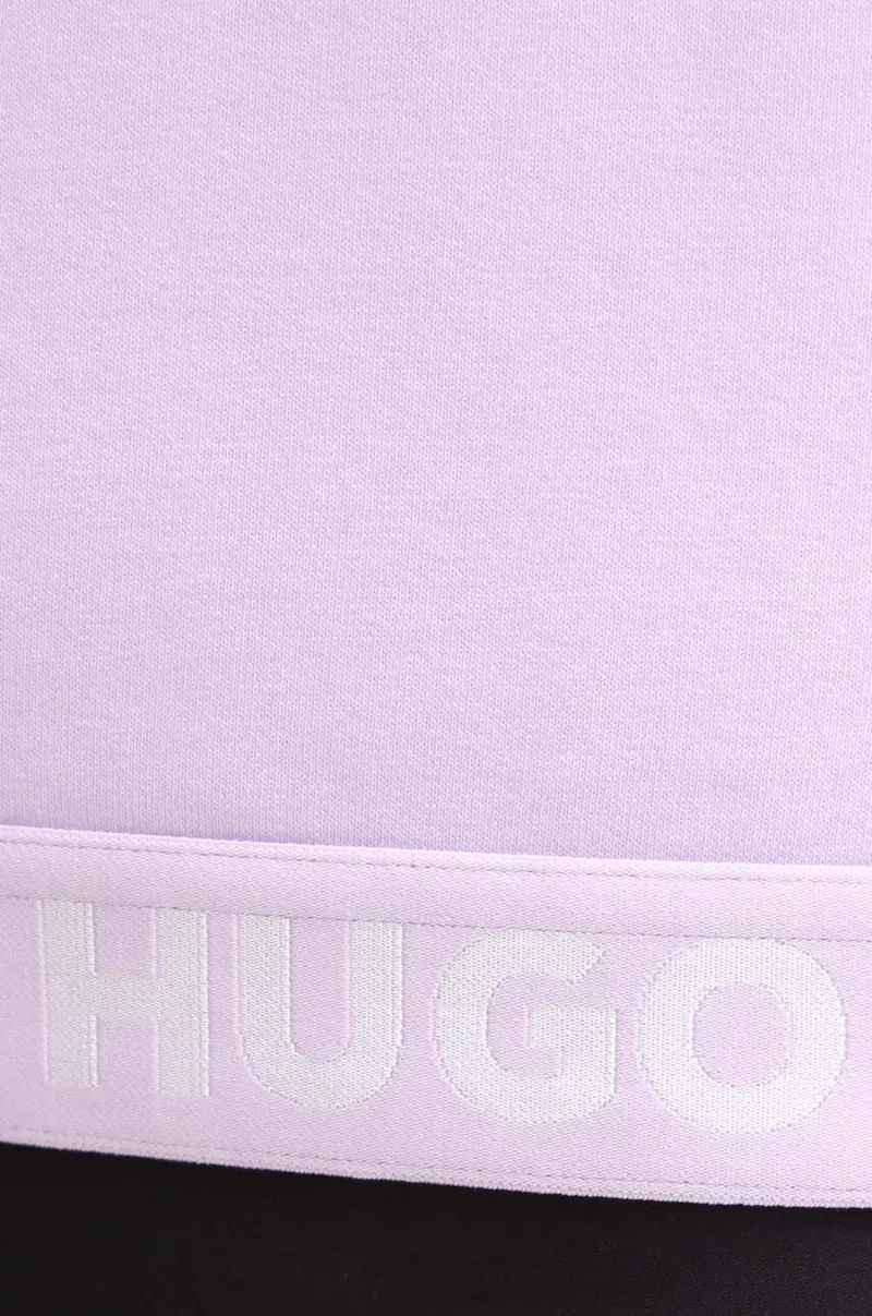 felpa donna colore violetto con cappuccio miniatura 4