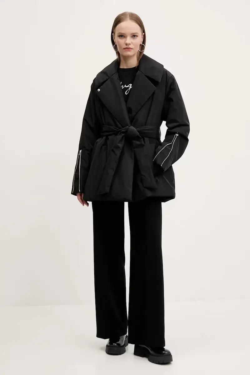 felpa in cotone donna colore nero 50534271 miniatura 2