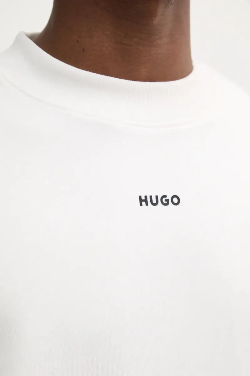 felpa in cotone uomo colore beige 50525892 Bianco miniatura 5