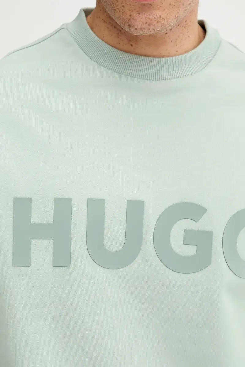 felpa in cotone uomo colore beige 50538778 Verde miniatura 5