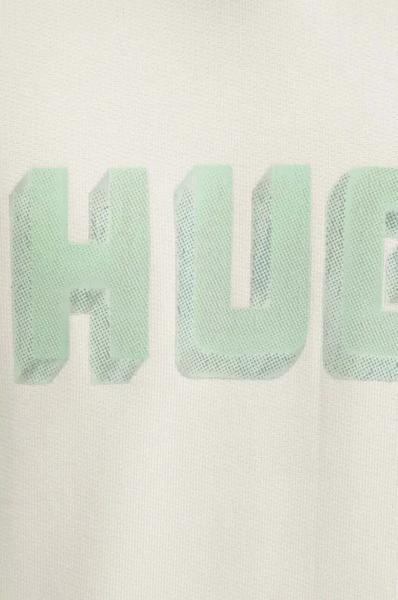 felpa in cotone uomo colore beige con cappuccio 50516655 miniatura 5