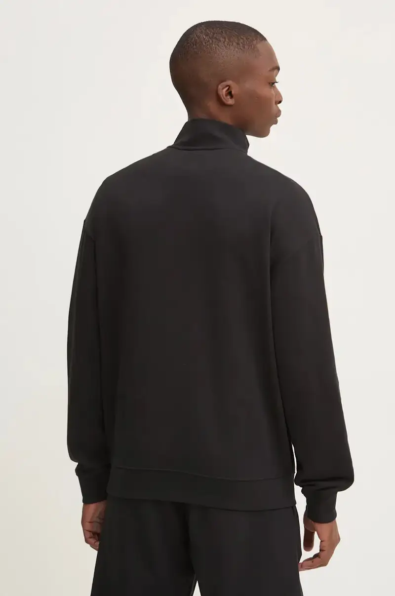 felpa in cotone uomo colore nero 50525881 miniatura 3