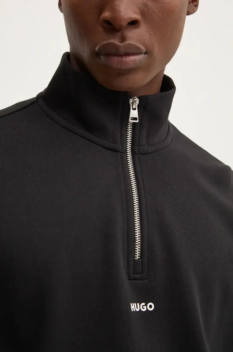 felpa in cotone uomo colore nero 50525881 miniatura 5