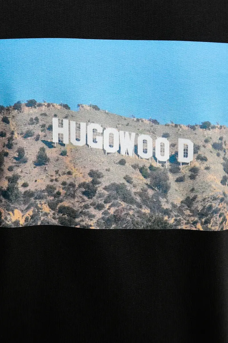 felpa in cotone uomo colore nero 50537546 miniatura 5