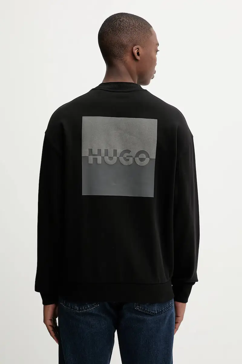 felpa in cotone uomo colore nero 50542847