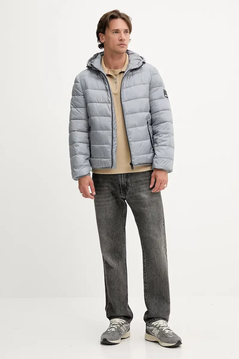 felpa in cotone uomo colore violetto 50525881 Beige miniatura 2