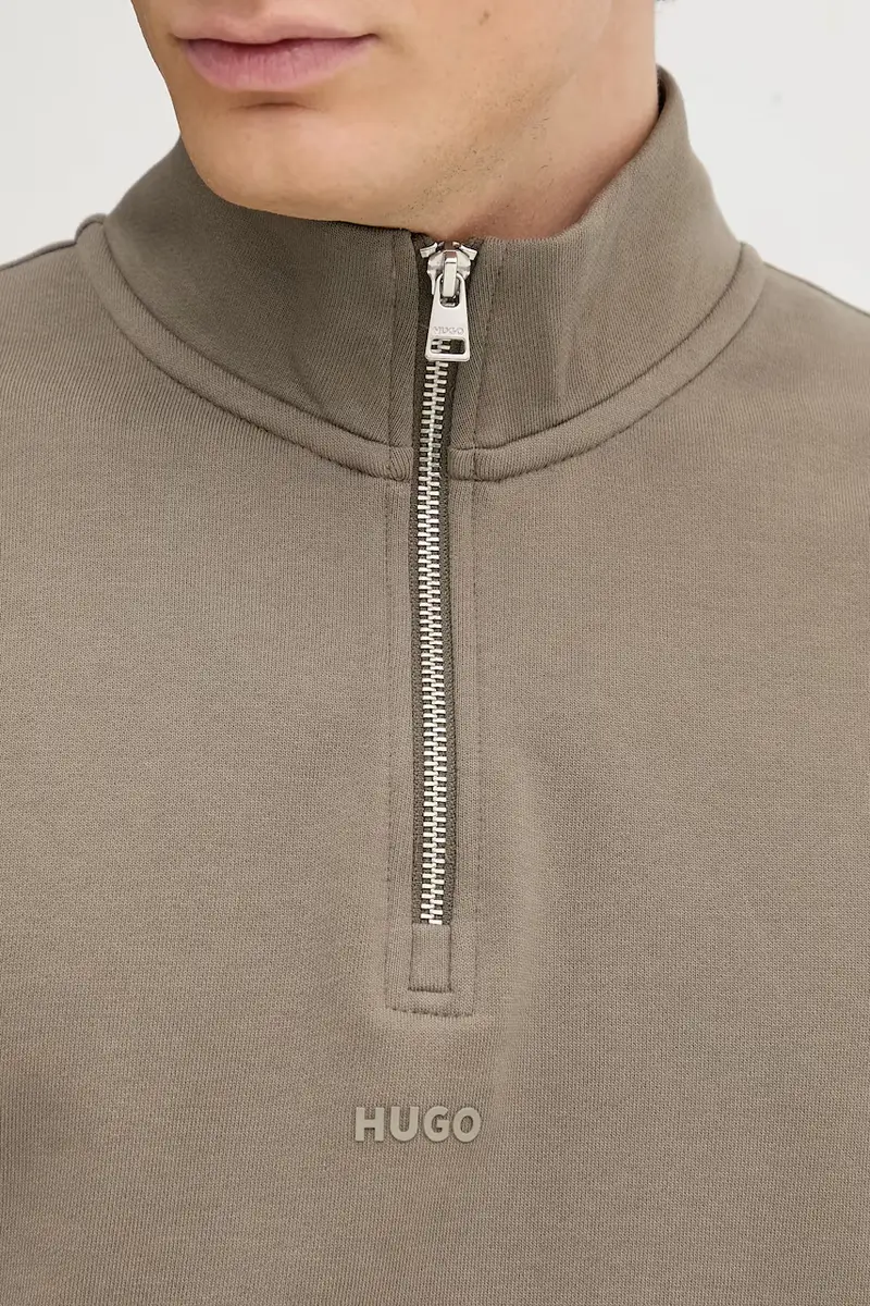 felpa in cotone uomo colore violetto 50525881 Verde miniatura 5