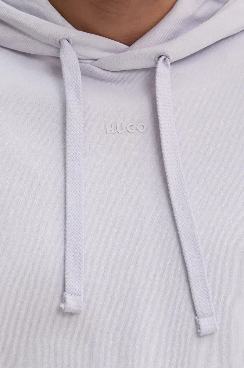 felpa in cotone uomo colore violetto con cappuccio 50486478 miniatura 5