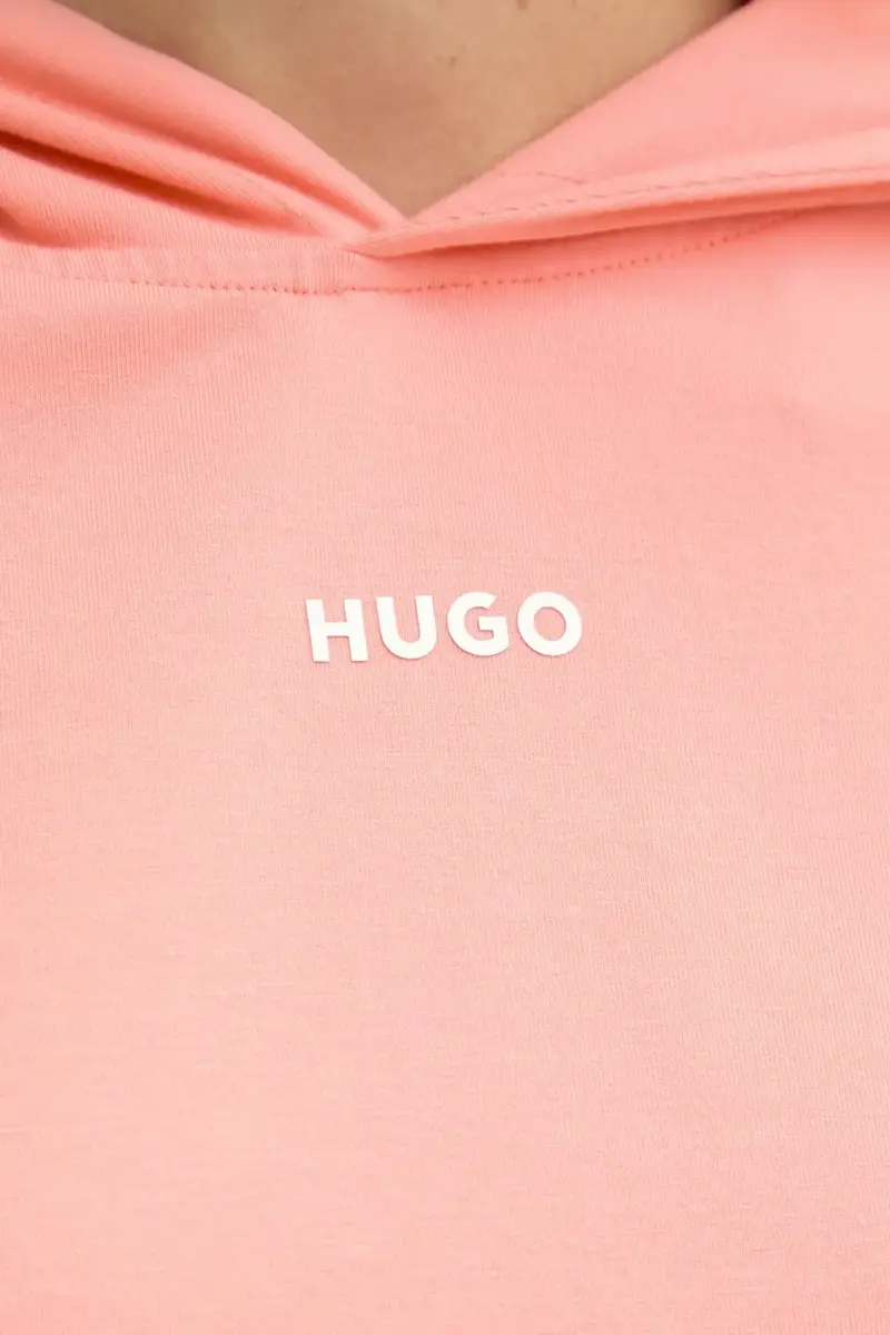 felpa lounge colore arancione con cappuccio 50490594 miniatura 5