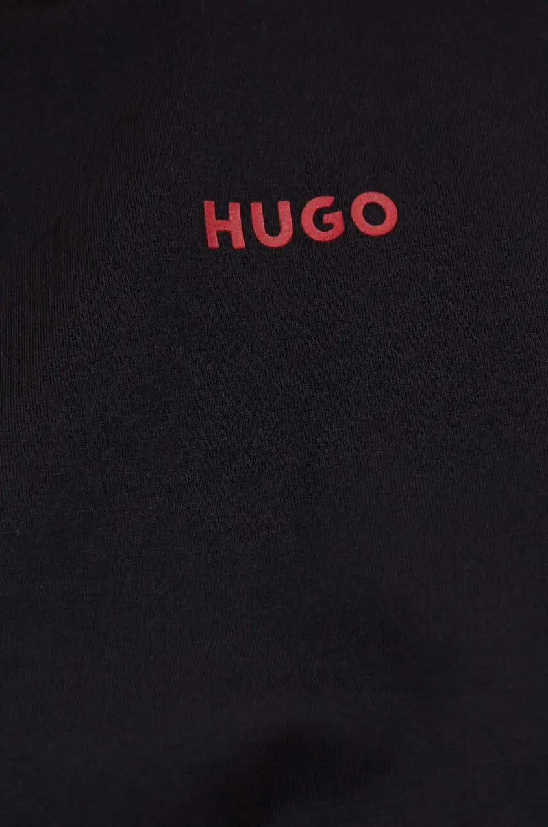 felpa lounge colore nero con cappuccio miniatura 5