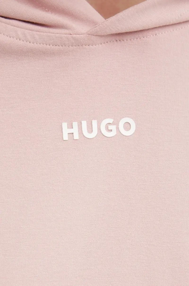 felpa lounge colore rosa con cappuccio 50490594 miniatura 5