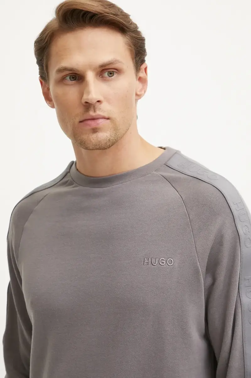 felpa lounge in cotone colore grigio 50520494 miniatura 4