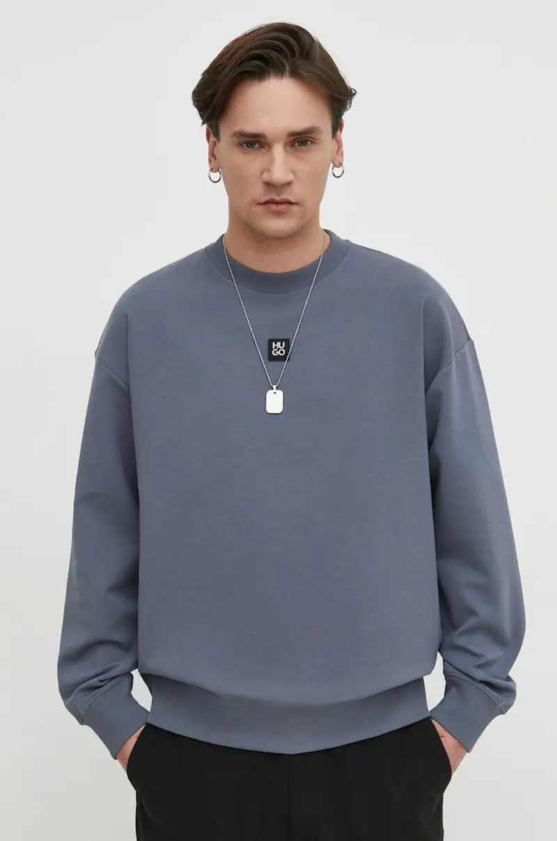 felpa uomo colore blu