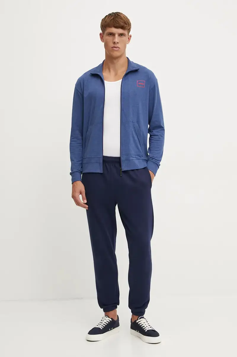 felpa uomo colore blu 50525245 miniatura 2