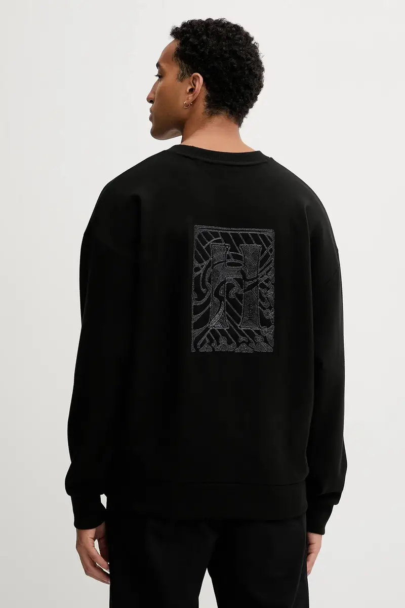 felpa uomo colore nero 50546800 miniatura 3