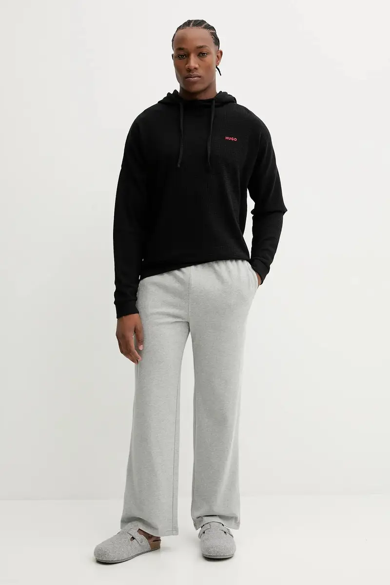 felpa uomo colore nero con cappuccio 50556969 miniatura 2