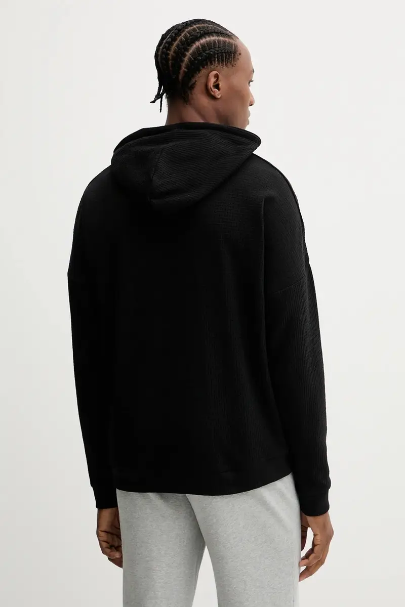 felpa uomo colore nero con cappuccio 50556969 miniatura 3