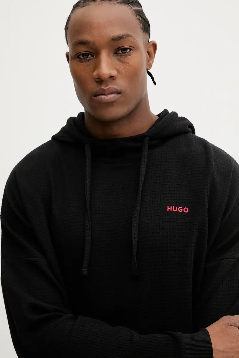 felpa uomo colore nero con cappuccio 50556969 miniatura 4