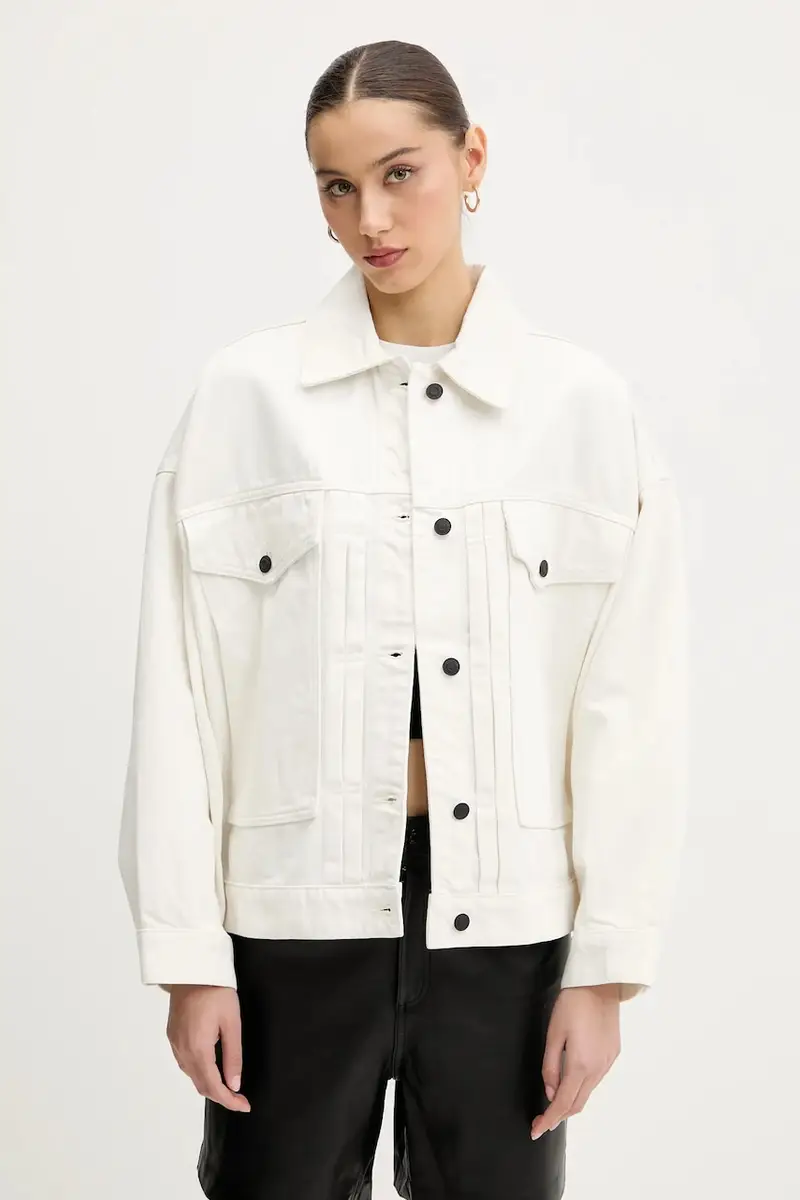 giacca di jeans colore bianco 50535349