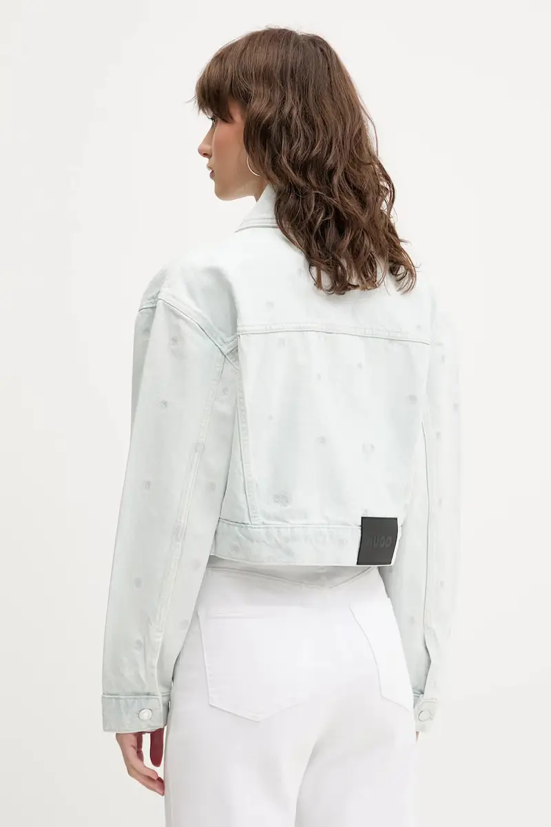 giacca di jeans colore blu 50538913 miniatura 3