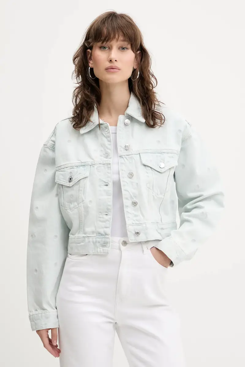 giacca di jeans colore blu 50538913