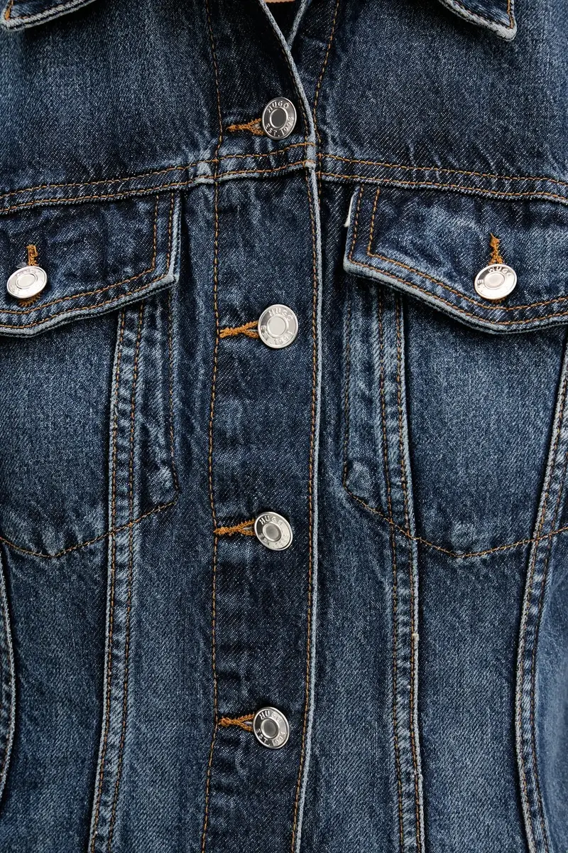 giacca di jeans colore blu 50542143 miniatura 5