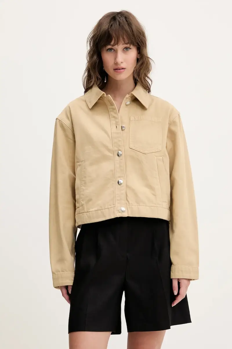 giacca in cotone colore verde 50536618