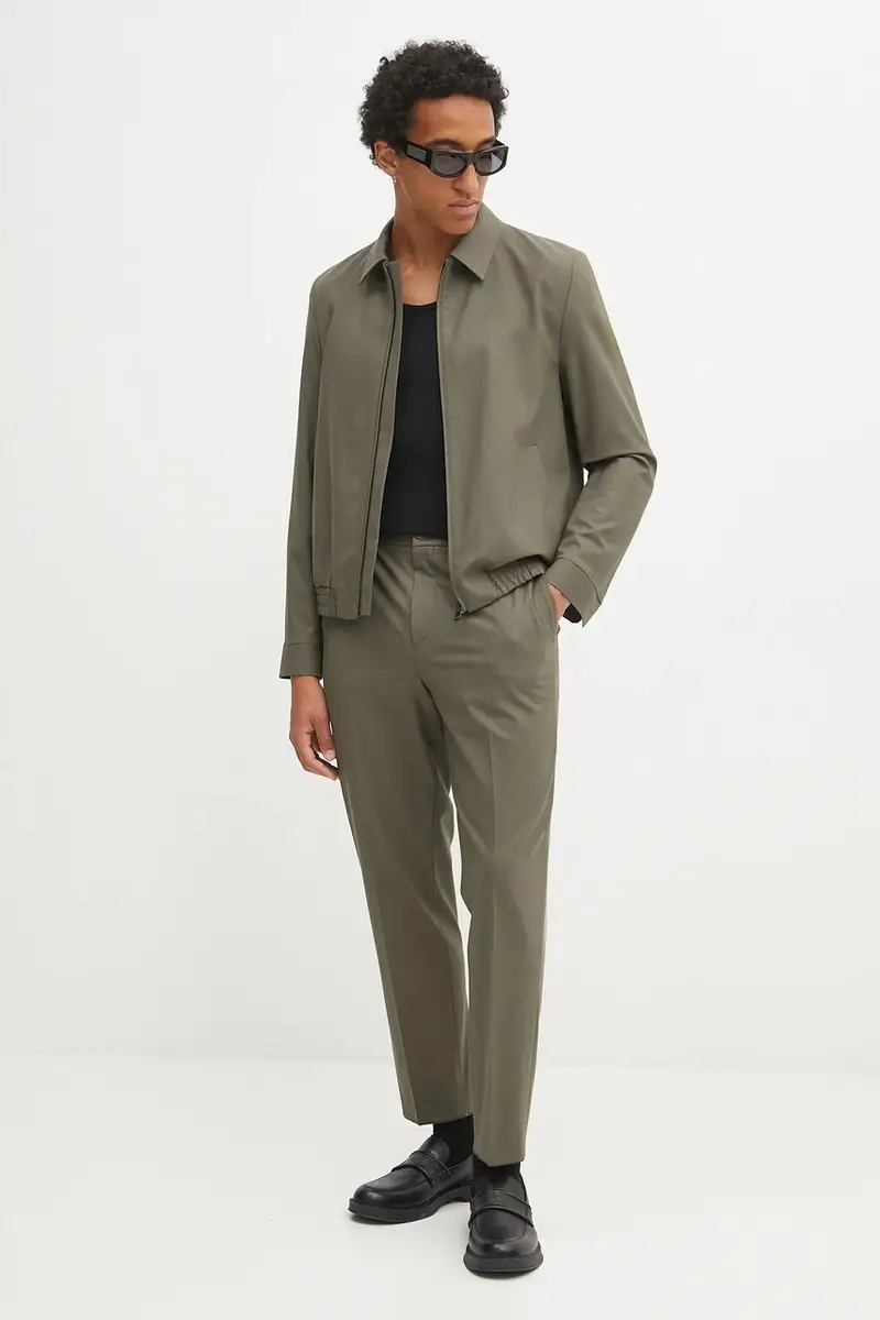 giacca in lana colore verde 50544903 miniatura 2