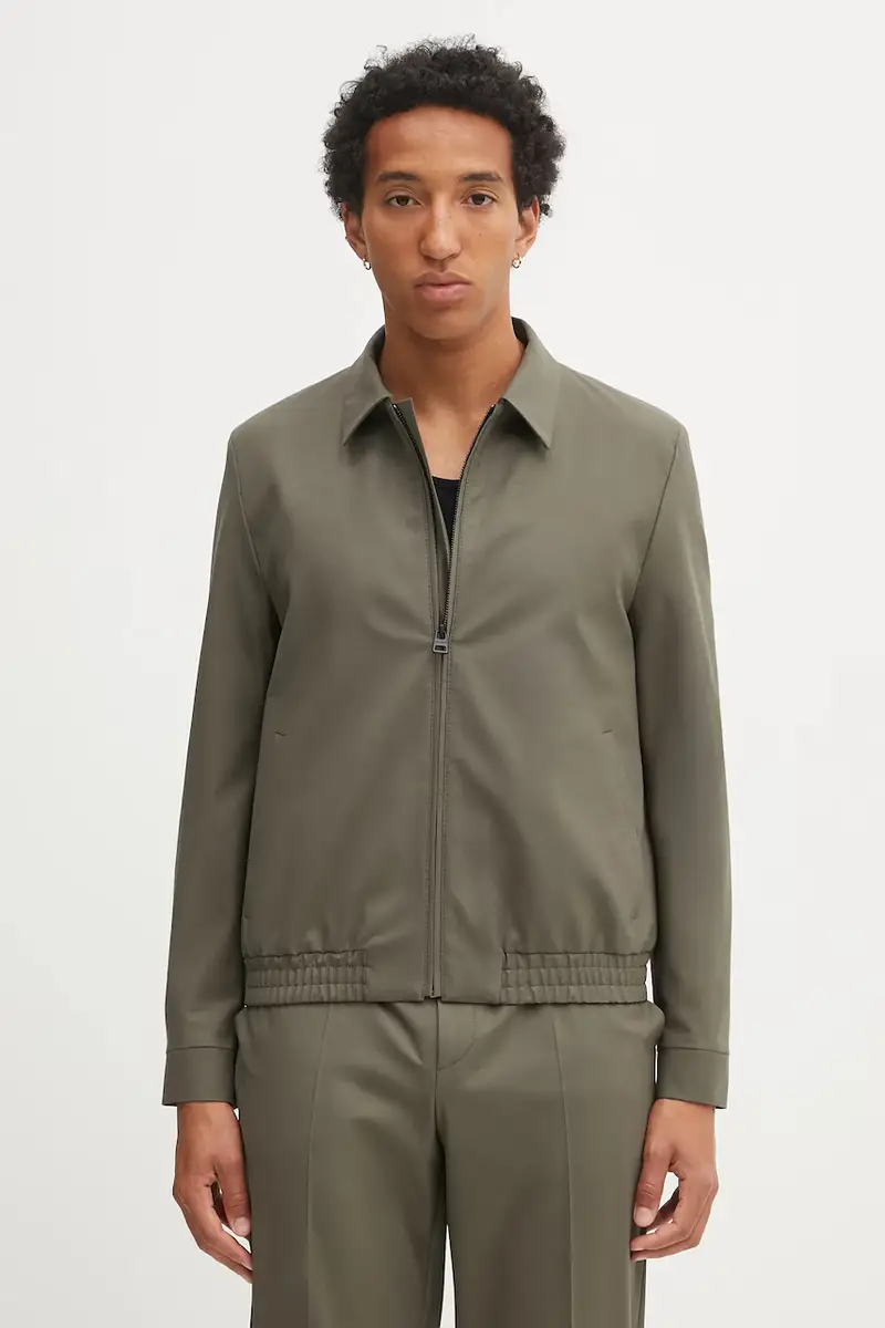 giacca in lana colore verde 50544903