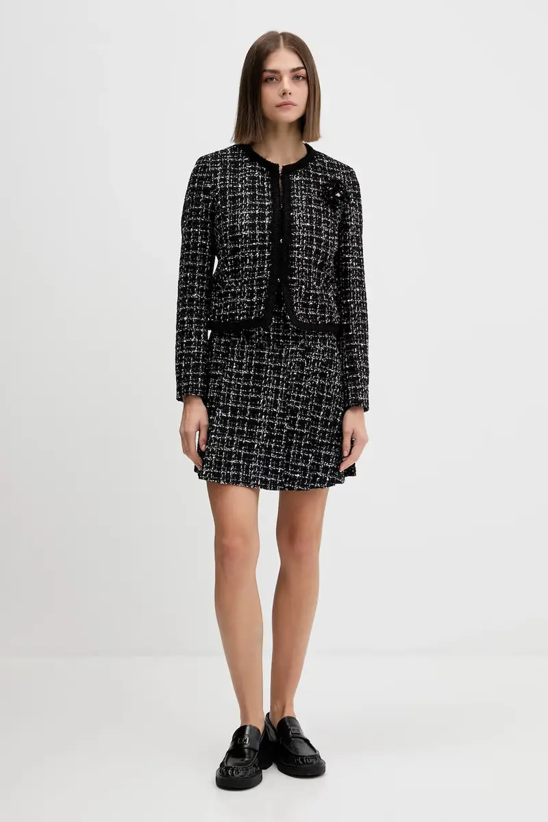 giacca in misto lana colore nero 50547594 miniatura 2