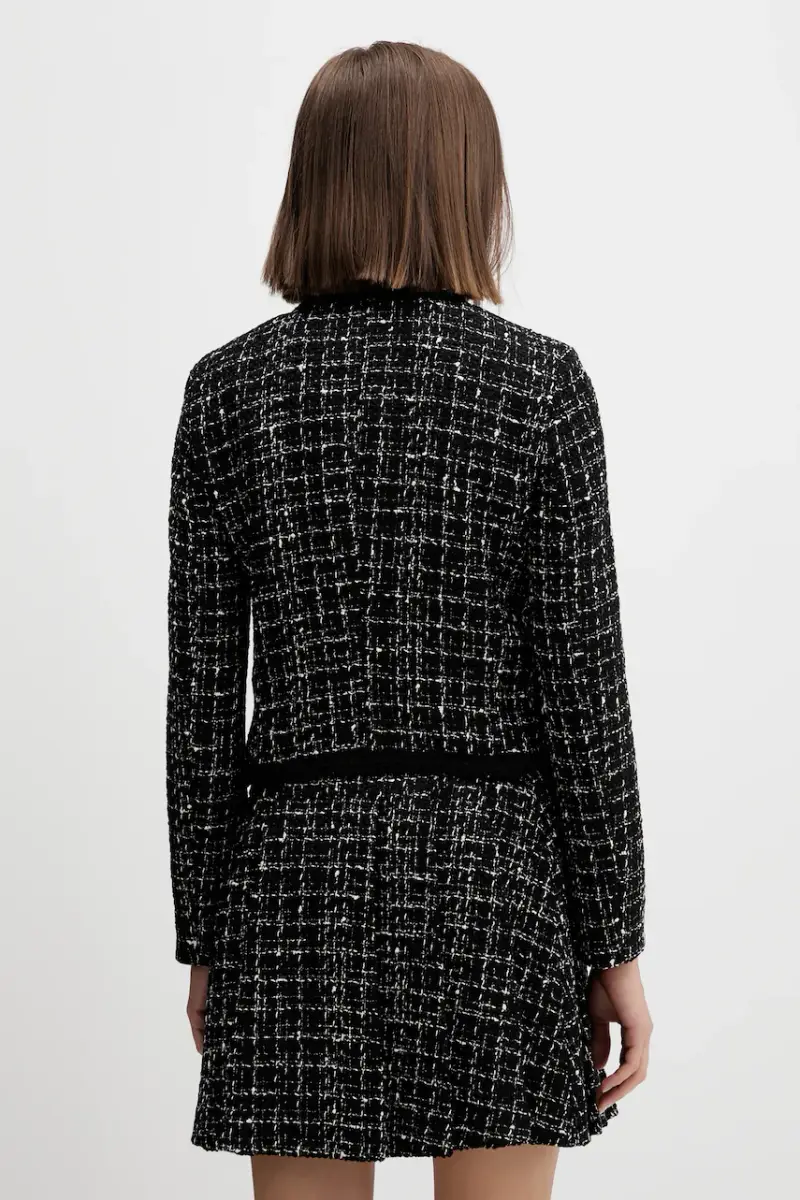 giacca in misto lana colore nero 50547594 miniatura 3