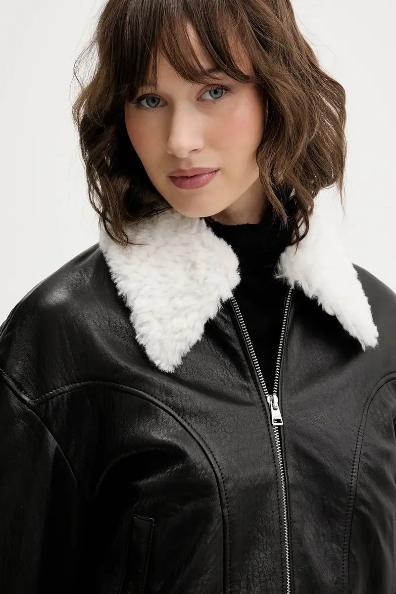 giacca in pelle colore nero 50547184 miniatura 4