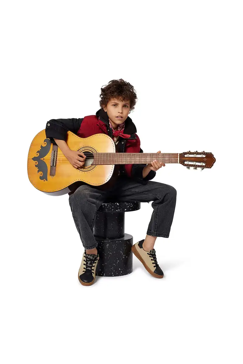 giacca per bambini colore beige G00490 miniatura 5