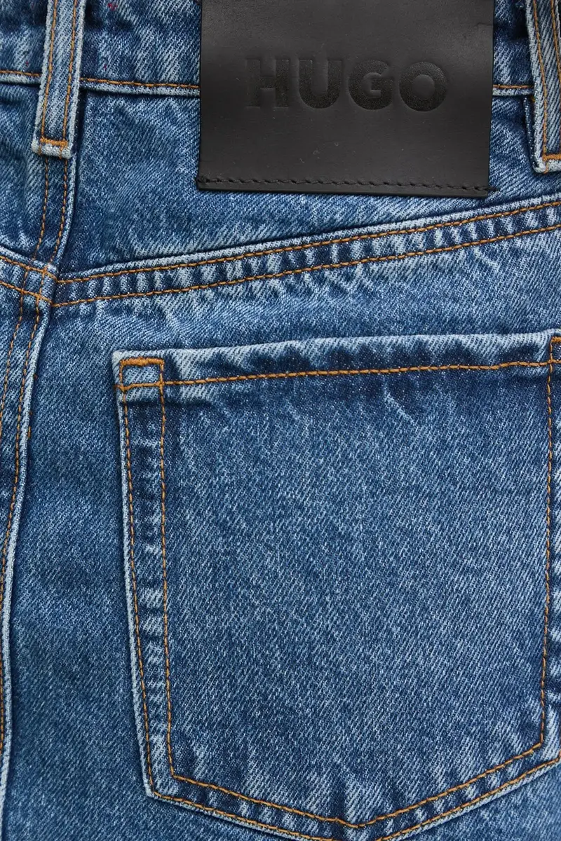 gonna di jeans colore blu 50539762 miniatura 5