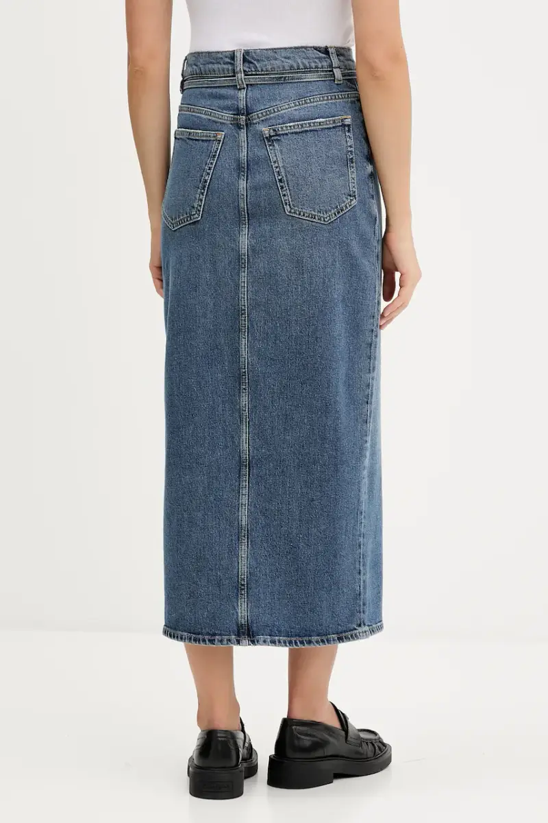 gonna di jeans colore blu 50550747 miniatura 3