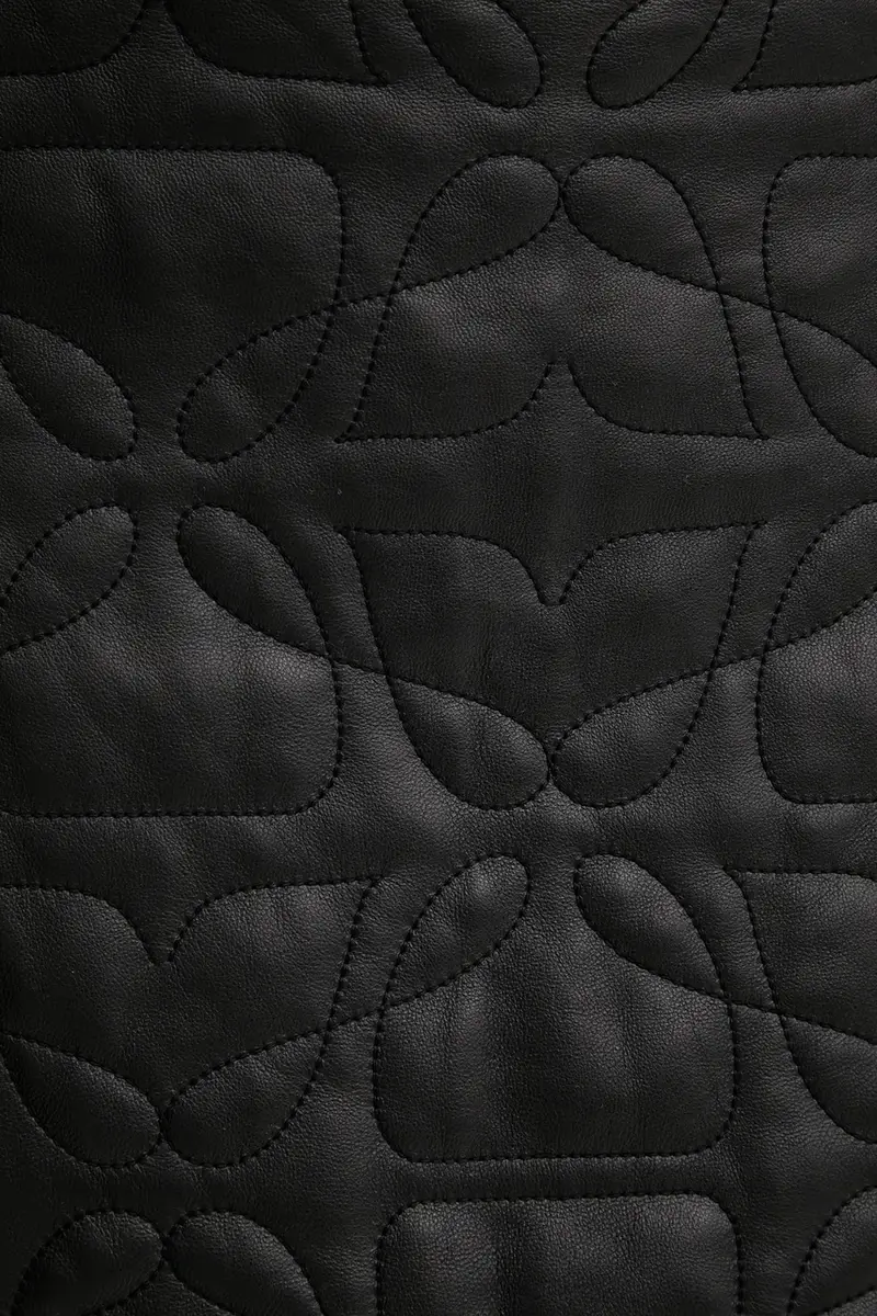 gonna in pelle colore nero 50542332 miniatura 4