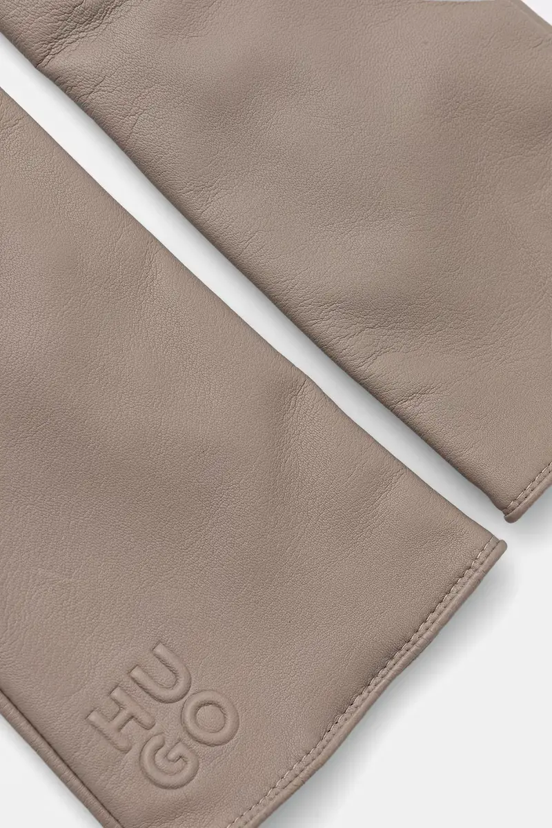 HUGO Guanti Donna Beige 3839994 miniatura 2