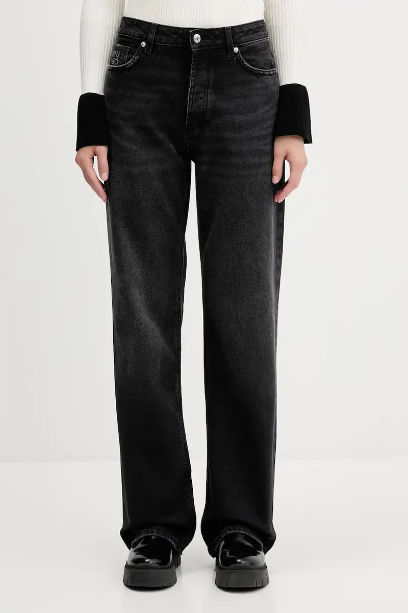 HUGO Jeans Donna Nero 3847758