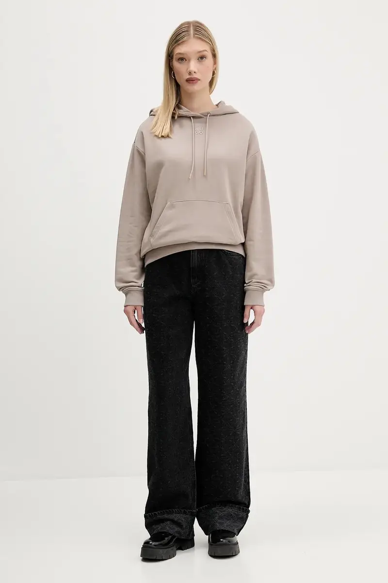 HUGO Jeans Donna Nero 3646117 miniatura 2