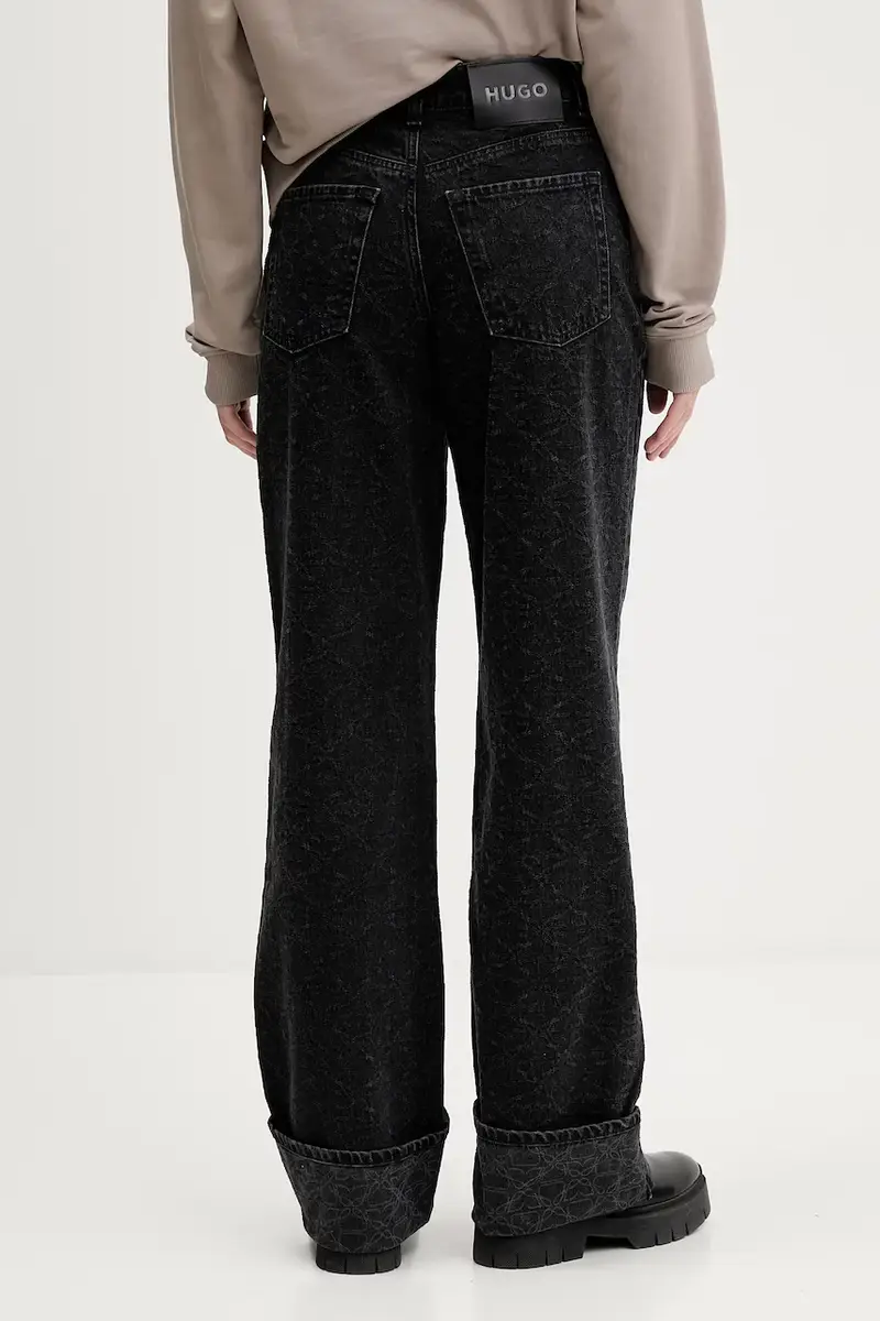 HUGO Jeans Donna Nero 3646117 miniatura 3