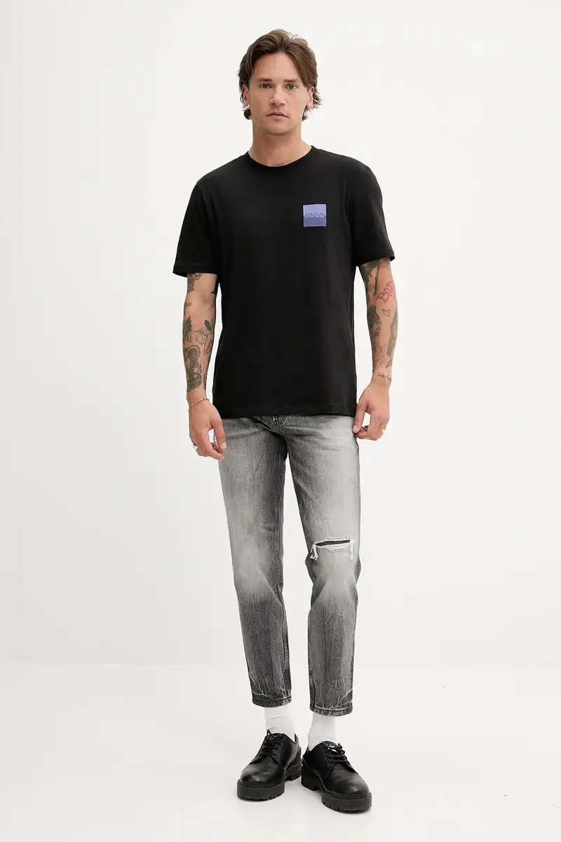 HUGO Jeans Uomo Grigio 3137763 miniatura 2