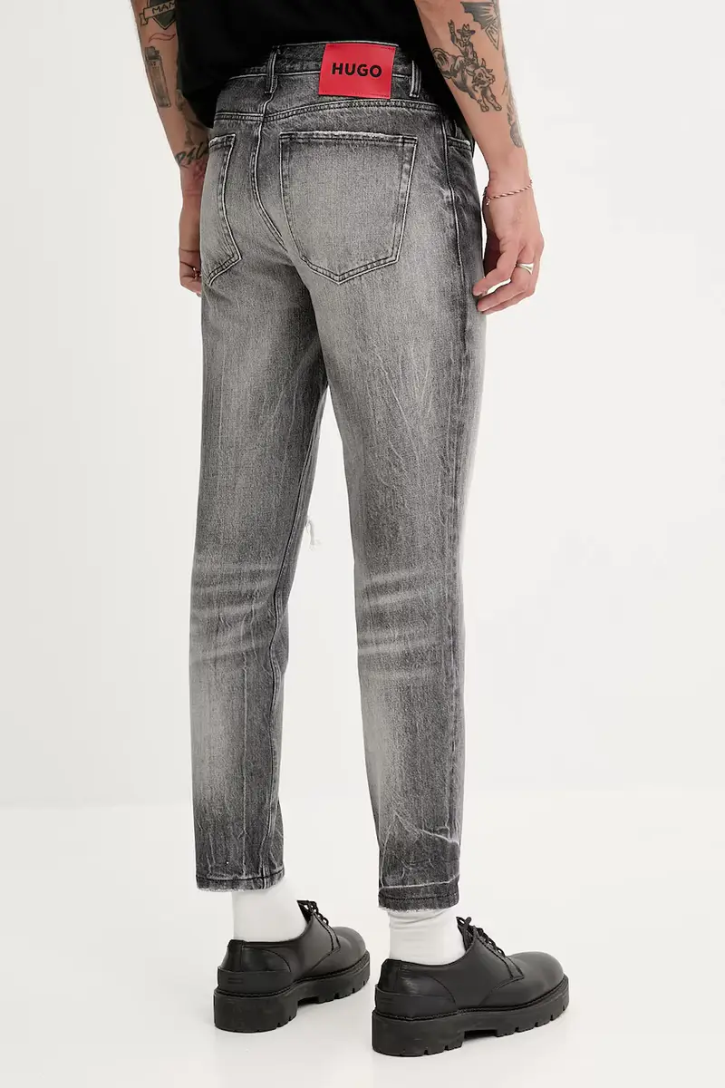 HUGO Jeans Uomo Grigio 3137763 miniatura 3