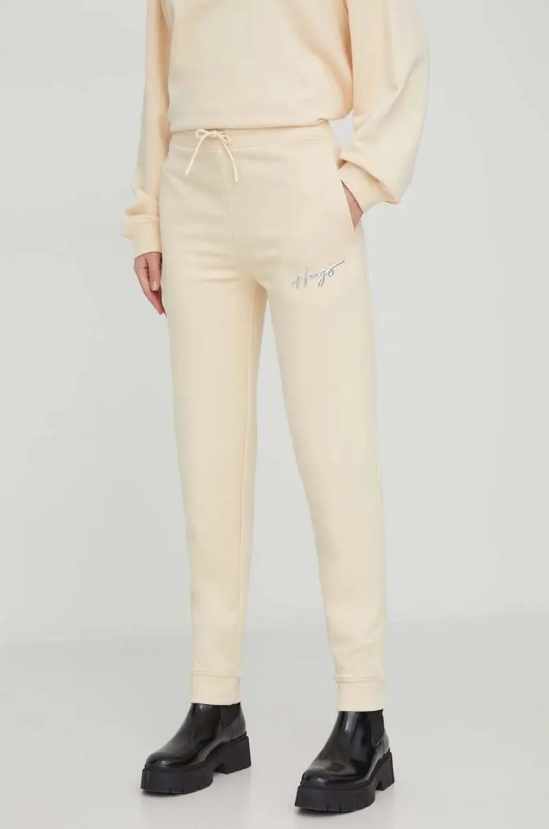 joggers colore beige